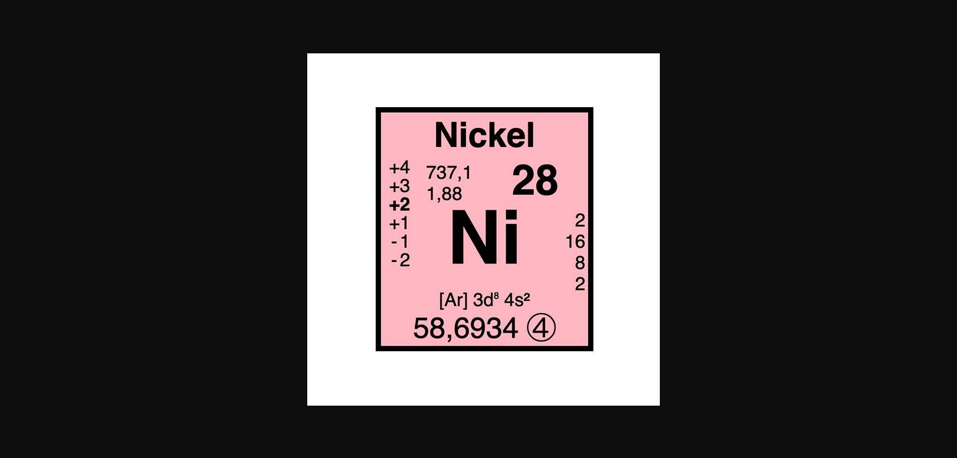 Numéro atomique du nickel et les 28 lettres arabes