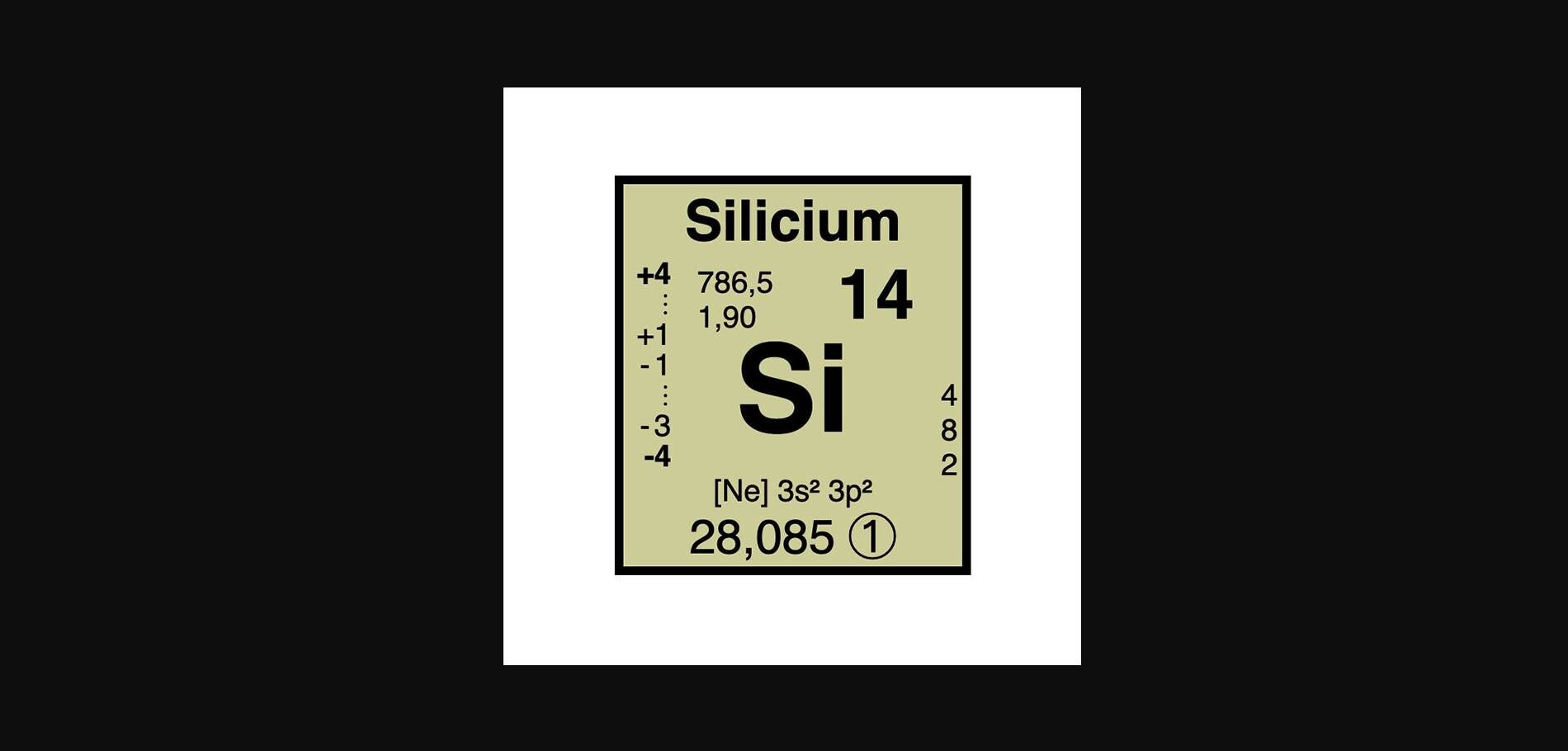 Numéro atomique du silicium et les 14 lettres séparées du Coran