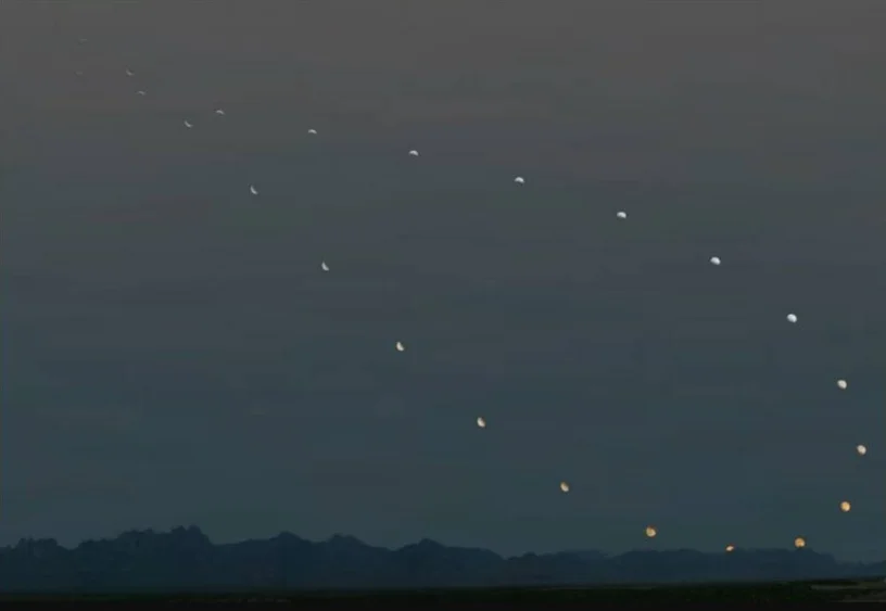 Analemme de la Lune 1