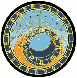 Animation de l’horloge astronomique