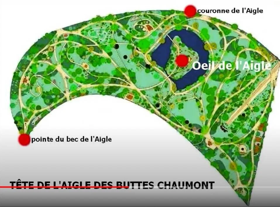Le parc des Buttes Chaumont à Paris dans le 19ème arrondissement